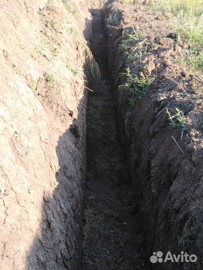 Водопровод канализация траншеи