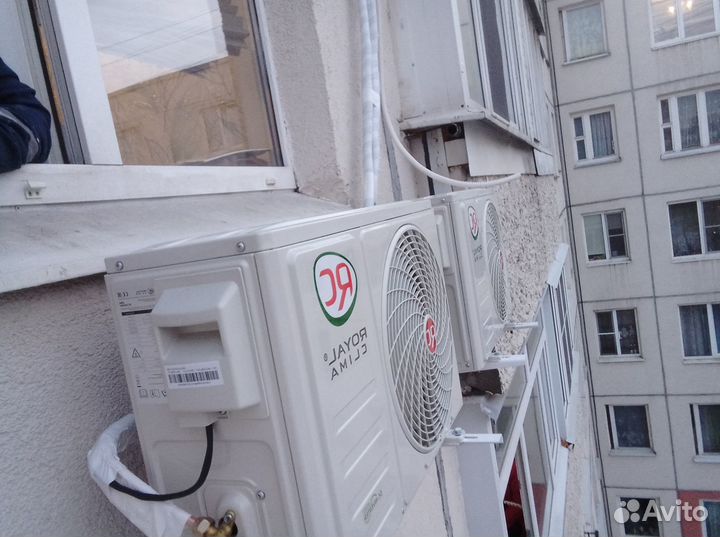 Кондиционер сплит-система с установкой