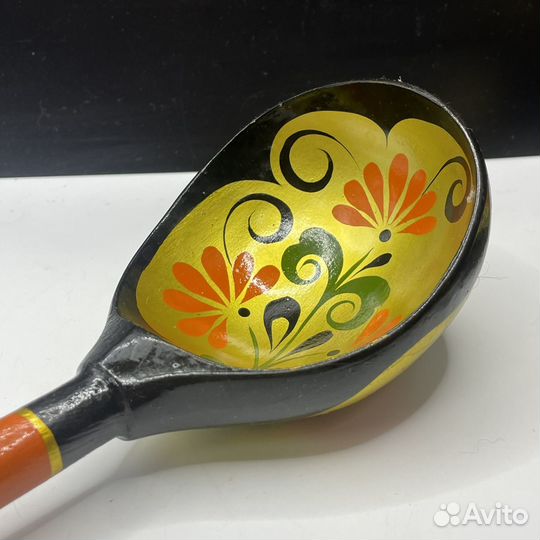 Ложки деревянные расписные СССР 2шт (сзр)