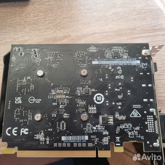 MSI AMD Radeon RX 550 aero ITX OC 4 гб