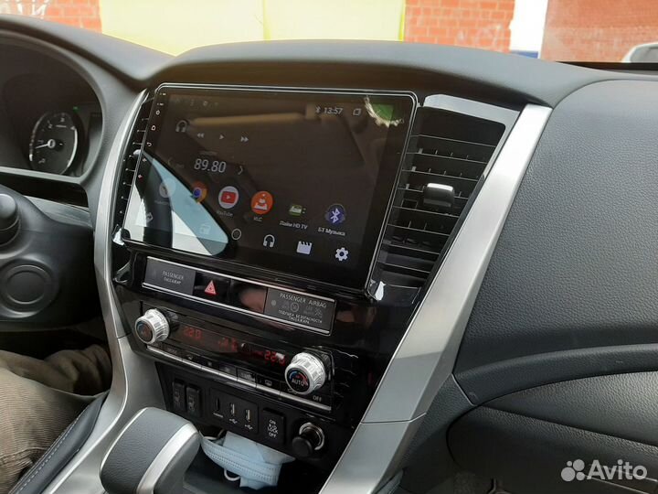 Android магнитола Pajero Sport 2021-23, есть Teyes