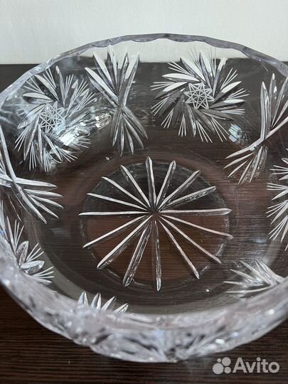 Салатник хрустальный