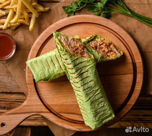Мясо лаваш шаурма