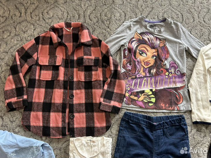 Пакет одежды на девочку 128-140