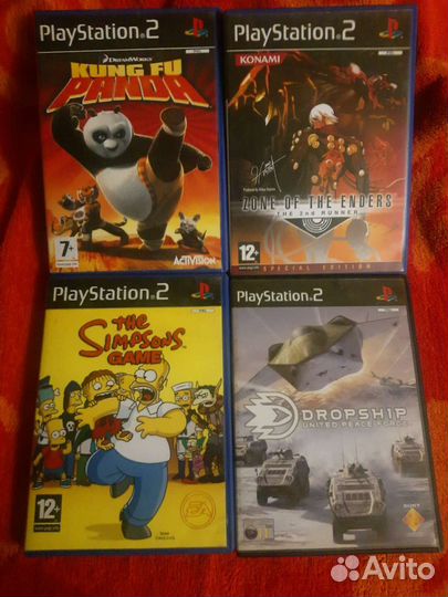 Лицензионые диски для плейтейшн 2