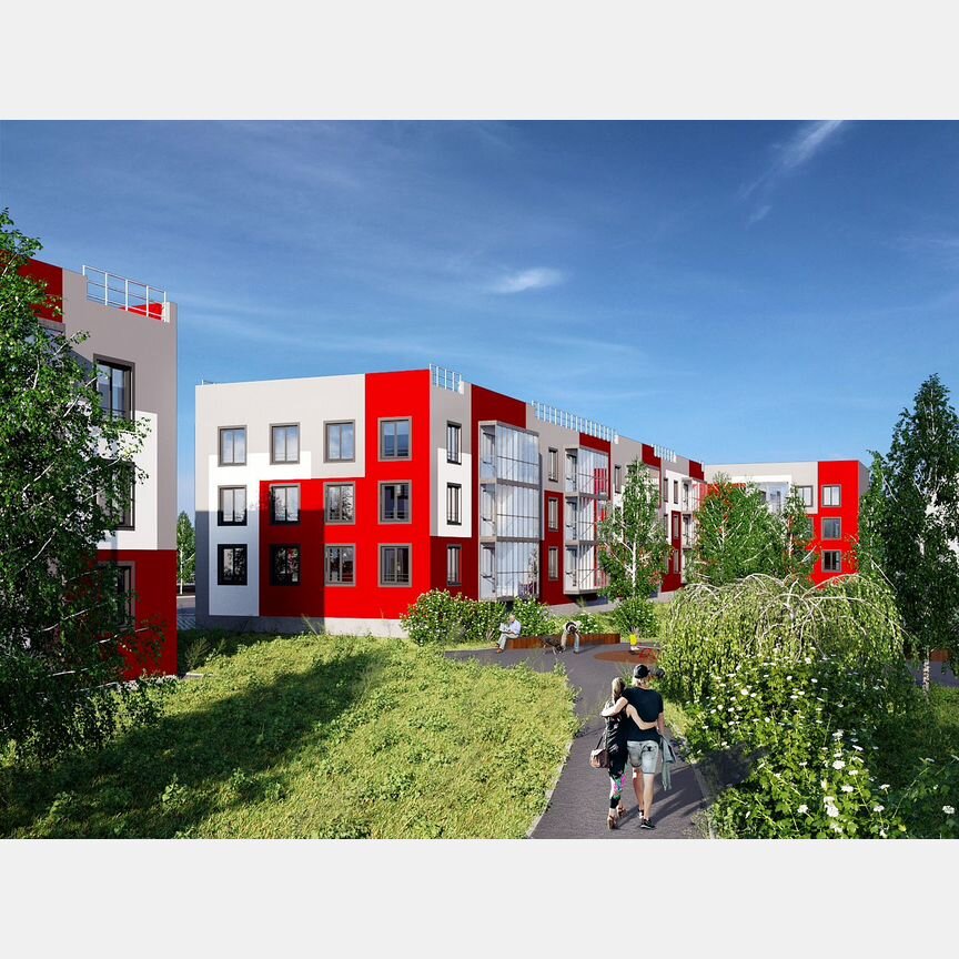 2-к. квартира, 61,9 м², 1/3 эт.
