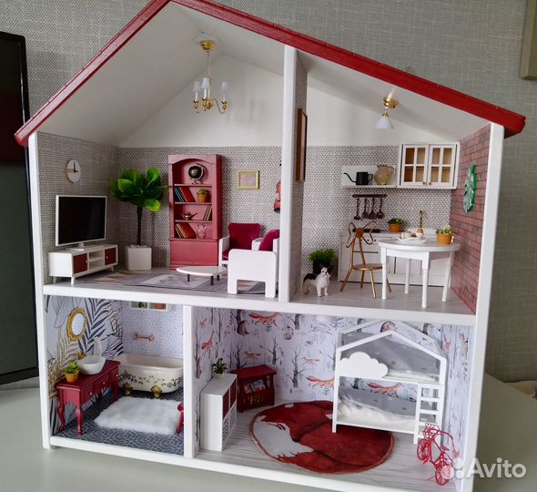 Кукольный домик новый