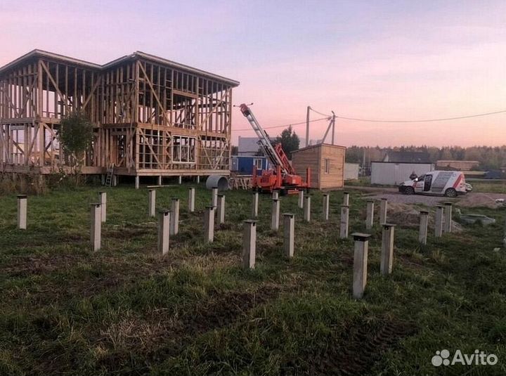 Сваи забивные железобетонные