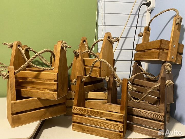 Ящик деревянный для хранения, подарочный