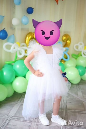 Платье белое