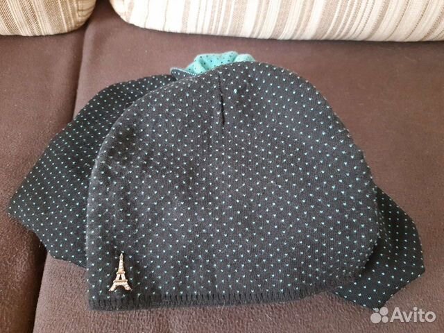 Комплект шапка и шарф женский