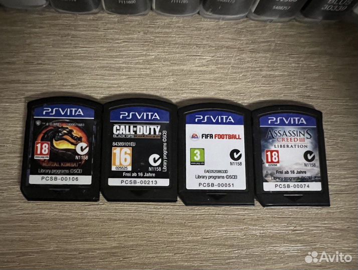 Картриджи для ps vita