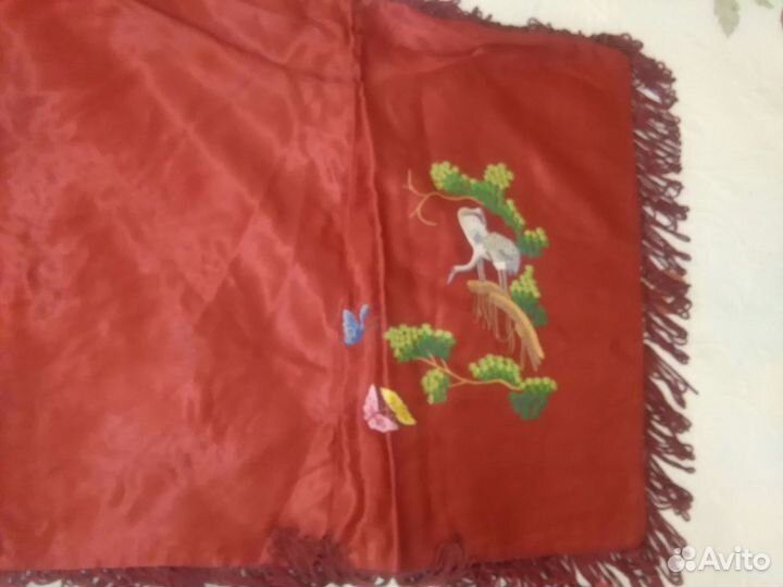 Шёлковые наволочки с художественным шитьём - 4шт