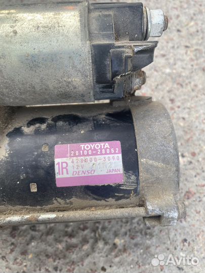 Стартер на toyota rav 4