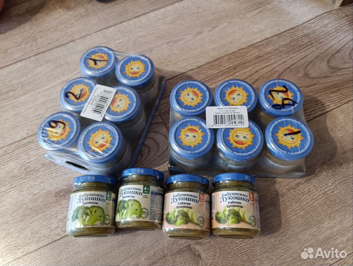 Детские пюрешки овощные (не подошли ребенку)