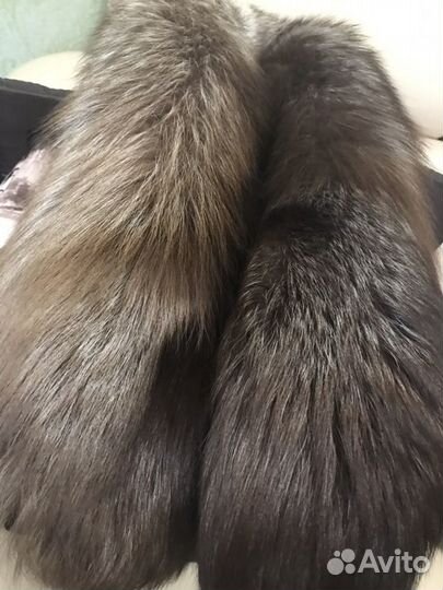 Воротник из чернобурой лисы