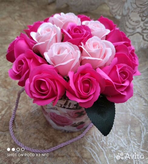 Мыльные букеты