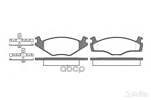Колодки тормозные дисковые 217110 Road house