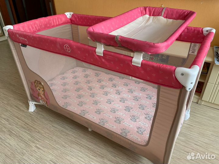 Манеж c матрасом Плитекс Юниор-Premium