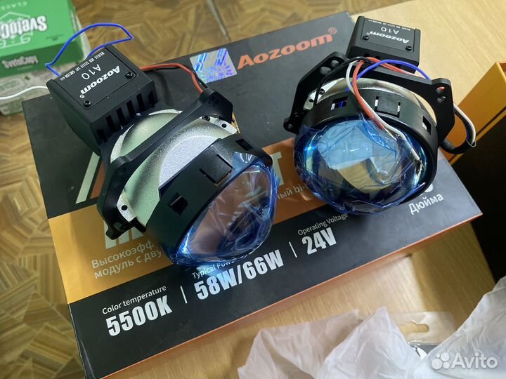 Bi LED линзы 24v