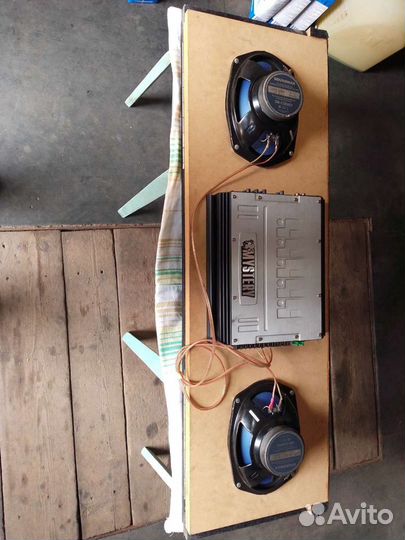 Сабвуфер, усилитель, колонки mystery, supra ваз 09