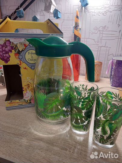 Кувшин 2 стакана