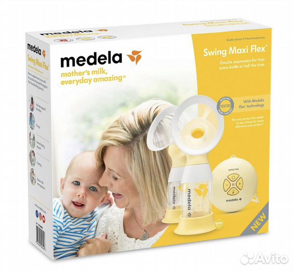 Молокоотсос электрический medela swing maxi