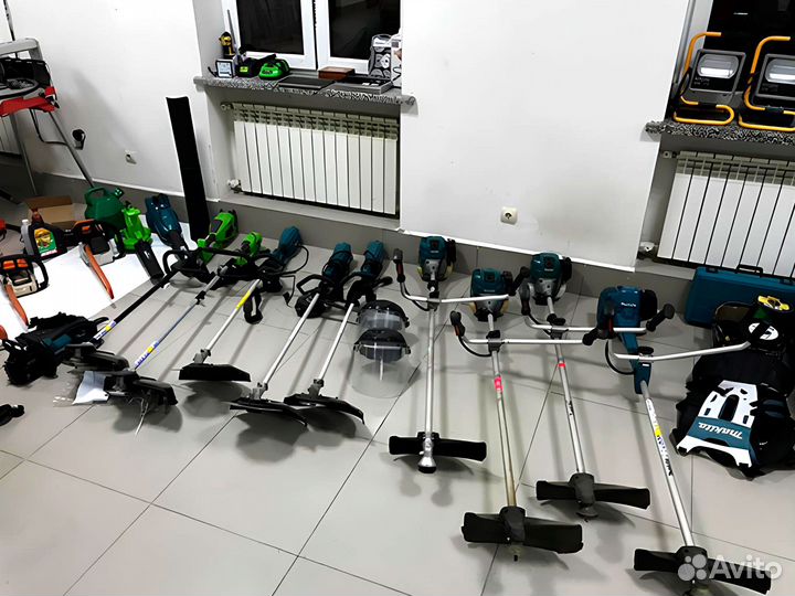 Прокат инструмента. Аренда триммера, газонокосилки