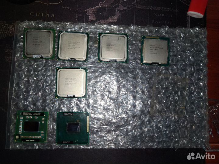 Процессоры i3-3220,E8200,8400,Q6600,Celeron D 331