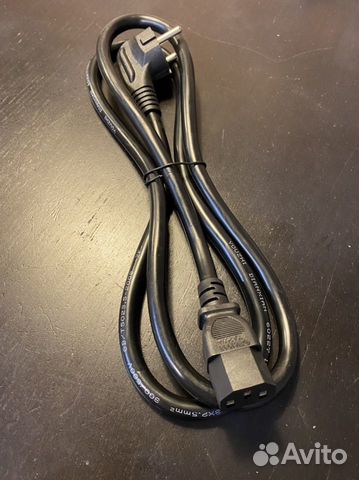 Кабель питания c13 для асика asic 3*2,5 мм 1,5 м