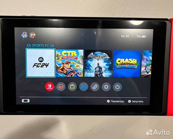 Игровая приставка Nintendo switch прошитая