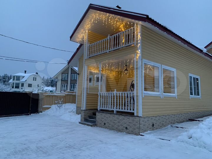 Коттедж 120 м² на участке 8 сот.