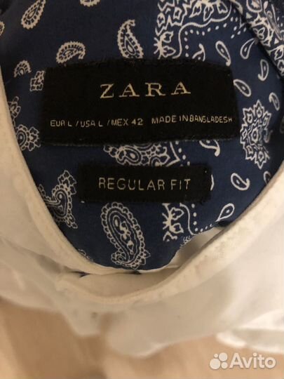 Мужская рубашка zara