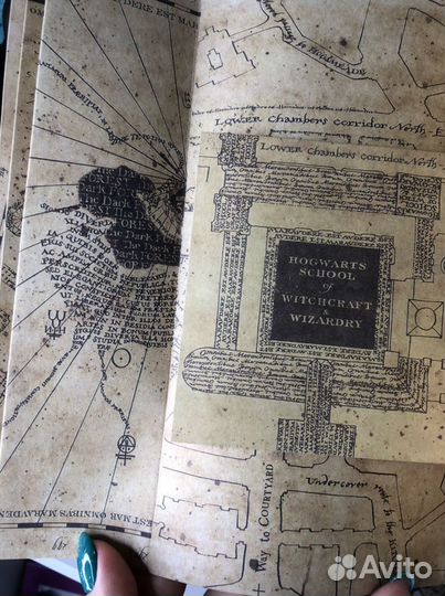 Карта мародёров Гарри Поттер
