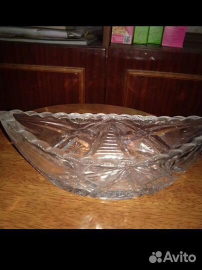 Хрустальные салатники СССР