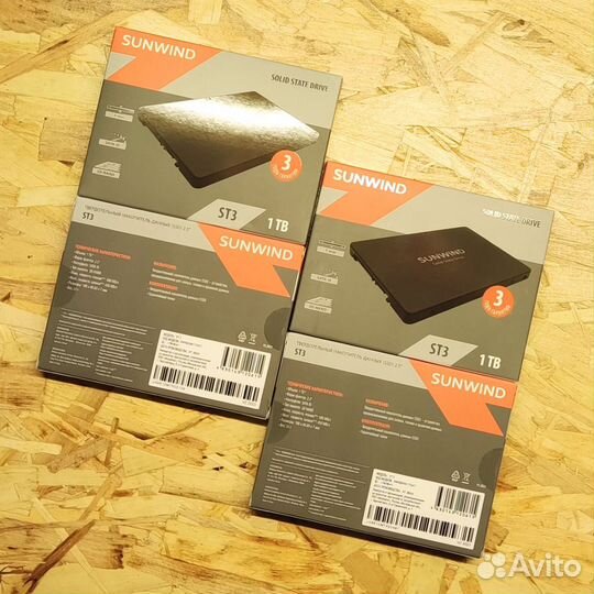 SSD 1TB накопитель Sunwind ST3 2.5
