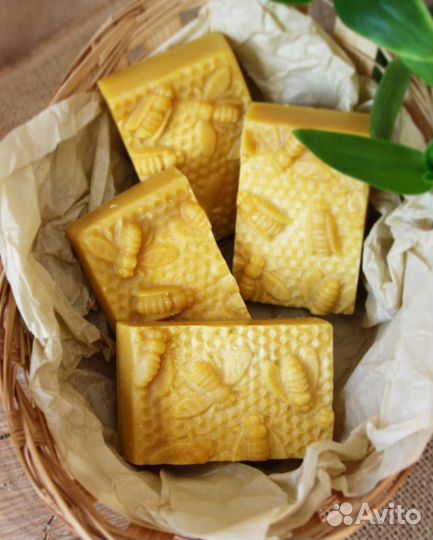 Натуральное мыло Медовое