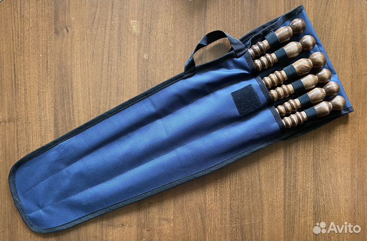 Набор шампуров подарочный в чехле