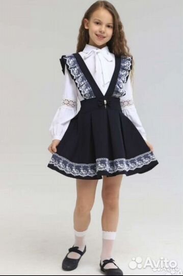 Сарафан школьный праздничный