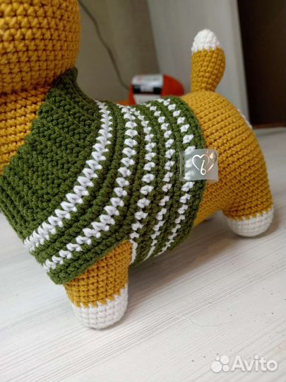 Корги игрушка ручная работа подарок