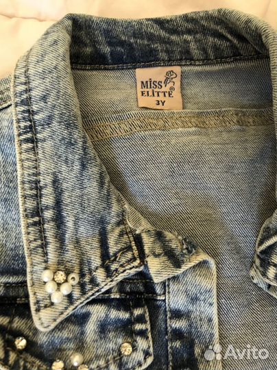 Джинсовый комплект для девочки