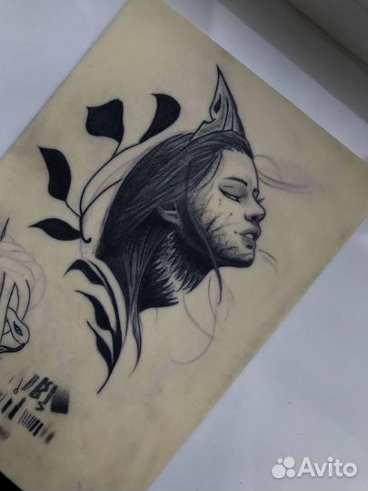 Татуировщик, тату, тату-модель