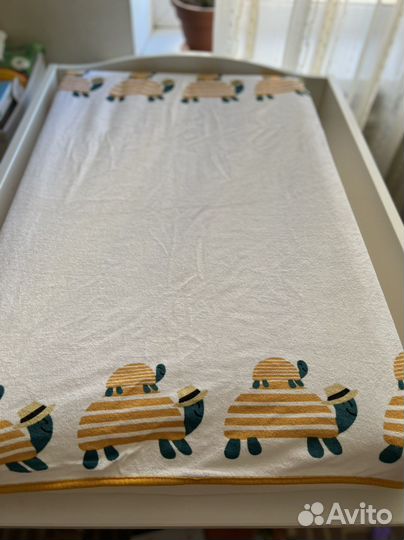 Пеленальный матрас подстилка IKEA vadra с чехлом