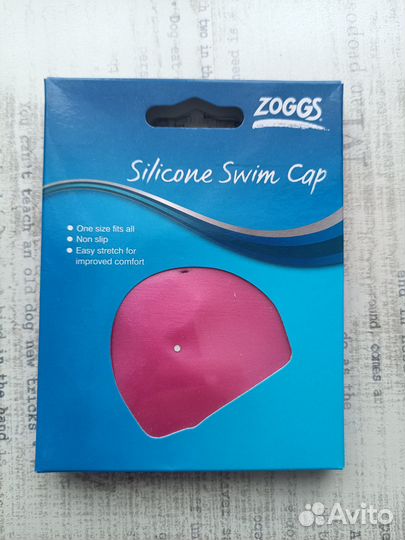 Шапочка для плавания zoggs Silicone Swim Cap новая