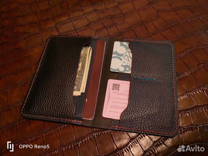 Чехол для паспорта натуральная кожа