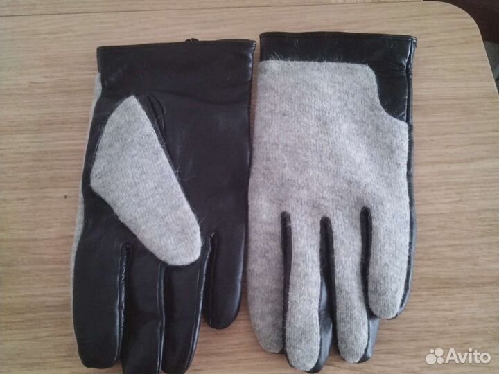 Перчатки кожаные новые мужские