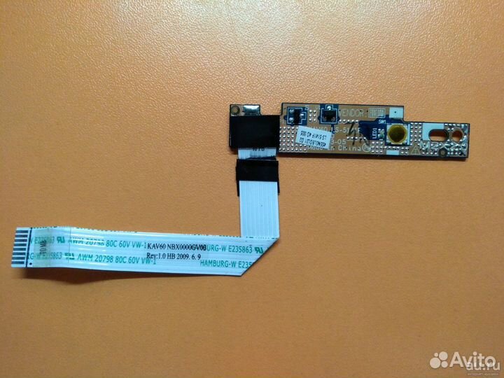 Б/У Плата включения для ноутбука Acer