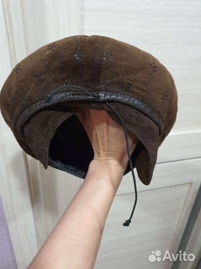 Берет замшевый