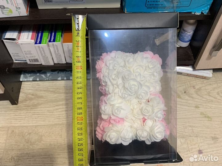 Мишка из роз