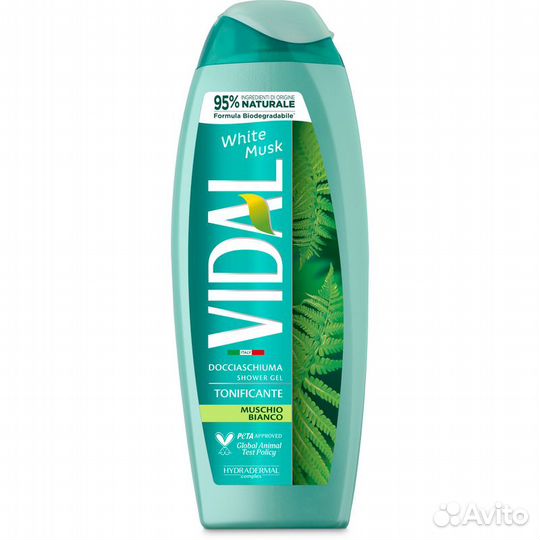 Vidal White Musk гель для душа 250мл